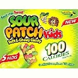 Sour Patch Kids Soft And Chewy Candy With 100 Calories Per Pack - 5 Packs, 6 / Case