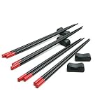 Tao Set of 4 Chopsticks and Rests by Ken Hom