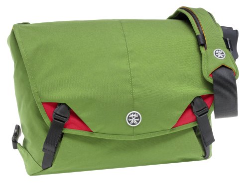 Crumpler The Part and Parcel Laptop Messenger Bag, Olive/Red