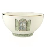 Lenox Colonial Shutter Gold Banded Bone China Rice Bowl