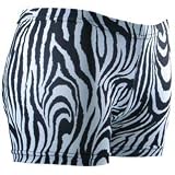 Gem Sports Zebra Print Sublimated Compression Volleyball Shorts