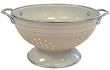 Pfaltzgraff Cappuccino 3--Quart Enamel on Steel Colander