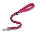 Nylon Dog Leash Lead Stretch Bungee Heavy Duty Pink or Black NO Pull (Pink)