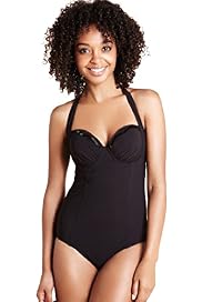 Underwired Bead Halterneck Swimsuit