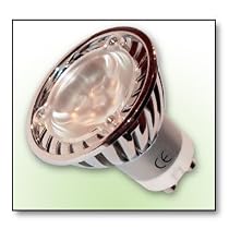 1 x GU10 High Power Cree LED's 3 x 1w = 50w Halogen