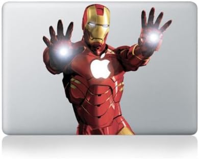 Uelesy(R) Iron man d Color Stick for Apple Macbook Pro 15"/Pro 15" with Retina Displayor Laptop Vinyl Part Decal