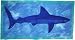 Sporting Goods : Montauk Blue Shark Towel