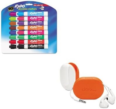 KITPRBFXW37MCOSAN81045 - Value Kit - Paris Business Products Dotz Flex Earbud Wrap (PRBFXW37MCO) and Expo Low Odor Dry Erase Markers (SAN81045)
