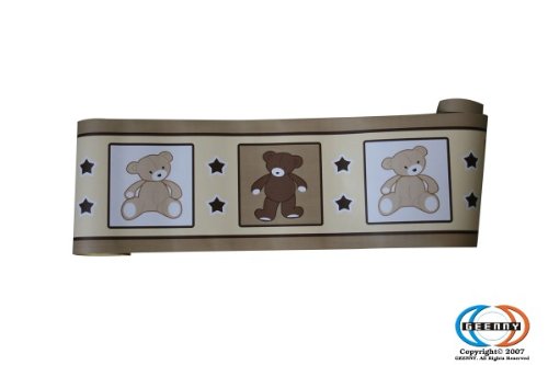 GEENNY Wall Border For Boutique Teddy Bear 13 PCS Crib Bedding Set product image