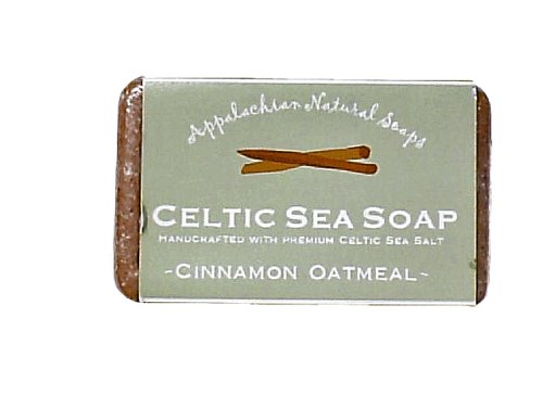 Celtic Sea Salt® Brand Soap - Cinnamon/Oatmeal, Vegan, Handcrafted, 5 oz