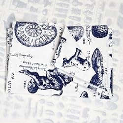 Rococo Print Tea Towel