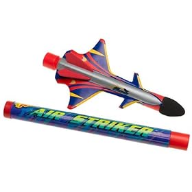 Click here to buy Air Striker with Pump Rocket Air Powered Fun Kit by GeoSpace.
