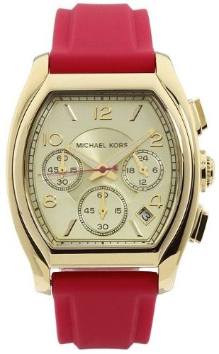 MICHAEL Michael Kors Watch, Womens Silicone Strap MK5228