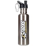 Missouri Tigers - NCAA 26oz stainless steel water bottle with Pop-up Spout (Quantity of 1)
