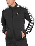 adidas Men's Essentials 3-Stripes Full-Zip Hoodie