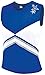 Revolution Cheer Uniform Shell Top - Royal Youth Large