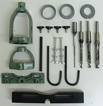 Mortising Attachment Kit Drill Press Tenon Joint 4 Bits