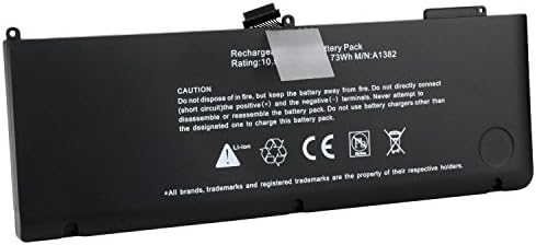 Omcreat™Brand New Laptop Battery for Apple A1382 A1286 (only for Core i7 Early 2011 Late 2011 Mid 2012) Unibody Macbook Pro 15-inch i7, also fit 661-5476 661-5211+ Free Screwdrivers - 10.95V 6700mAh 73Wh 6-cell - 12 Months Warranty