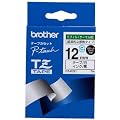 BROTHER TZテープ CZ-K231 リフィルカセット(白テープ/黒文字) 12mm