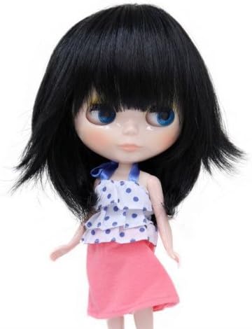 Wigs2dolls.com Blythe Accessory Doll Wig Hair Style 9.5-11Inch (25-28cm) Japan Original B-145 Black