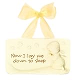 Department 56 Snowbaby Home Sweet Home Now I Lay Me Down To Sleep Plaque