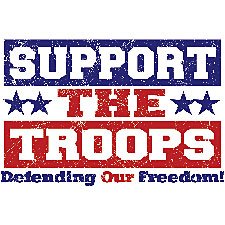 Support Our Troops Adult T-Shirt
