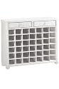 Wicker 42-pair Women's Shoe Storage Chest
