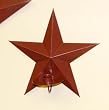 Red Barn Star Wall Candle Holder Sconces (set of 2)