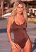 Apparel : Chocolate Dip 1 Piece Swimsuit
