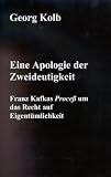 Eine Apologie der Zweideutigkeit. Hardcover-Ausgabe
