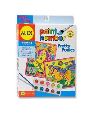 Alex Toys Paint By Number Pretty Ponies (5 Years And Above)