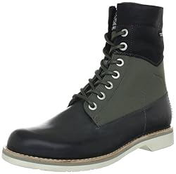 G-Star DISTRICT WMNS Carabina Lace GS43775, Damen Fashion Halbstiefel & Stiefeletten, Grau (Grey Lthr & Text w/Combat 46K), EU 41