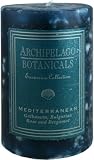 Archipelago Botanicals Excursion Collection Candle Pillar ( 3 in L x 2 in W ) (Duo Pillars) Mediterranean