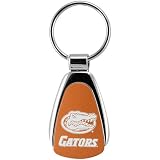 NCAA Florida Gators Silvertone Teardrop Keychain