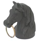 Huge Horse Head Hitching Post Black - Black - 9 1/2