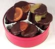 Ultimate's Chocolate Dipped Australian Glace Fruit , 1.5 Lb Tin