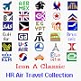 Hi-Res Air Travel Icon Collection for Agendus, Datebk5, GreatDates, SplashID, MonthPlanner downloadable Software