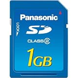 Panasonic 1GB SD Memory Card with SD Speed Class 2 performance