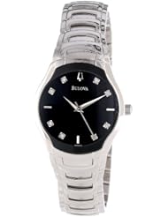 Bulova Womens 96P146 Diamond Dial Watch