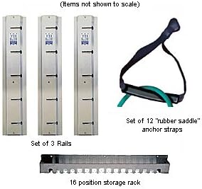 Web-Slide Exercise Rail System - Stainless Steel - Basic Assortment