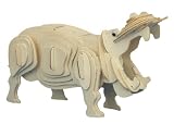Hippopotamus - Woodcraft Construction Kit