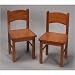 Gift Mark Children's 2 Chair Set , Honey