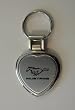 Mustang Premium Chrome Heart Keychain
