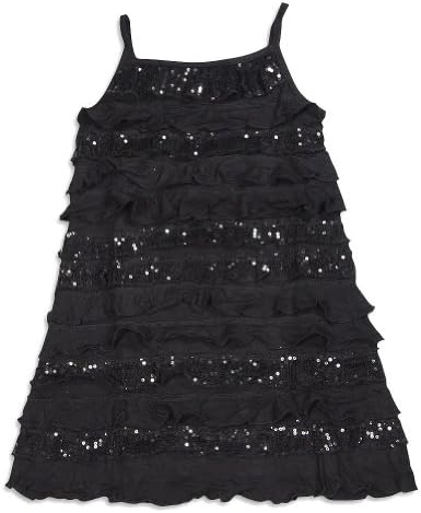 Lipstik - Big Girls' Tank Dress, Black 29482-7