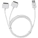 Dual iPhone / iPod Splitter Cable. Charge up to Two Apple Devices At Once From a Single USB Port