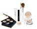 SHEER COVER KIT 9 PIECE LIGHT SHADE (NUDE AND BISQUE)2 X MINERAL FOUNDATION NUDE & BISQUE,DUO CONCEALER,LIP TO LID HIGHLIGHTER,FACE PALETTE,BASE PERFECTOR,MASCARA & STUDIO BRUSHES