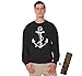 Awkwardstyles Anchor White Crewneck Sea Marine Sailor Sweatshirt + Bookmark