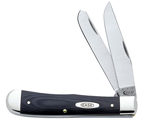 Case Cutlery Black G-10 Trapper pocket knife