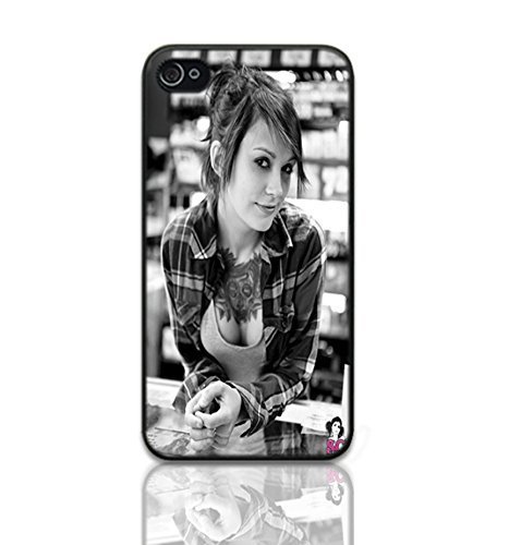 Tattoo Babe Image Unique Diy New Hard Snap On Cover Protector Case For iPhone 4 4S