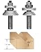 61-504, 1/2 Shank V-Tongue and Groove Router Bit Set